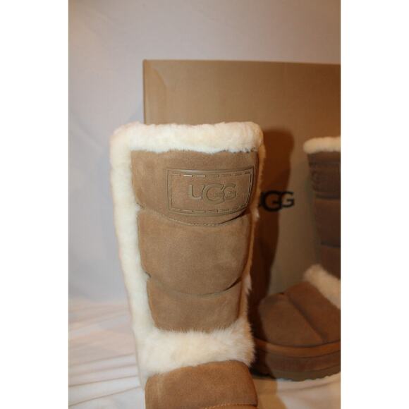 UGG CLASSIC CHILLAPEAK TALL CHESTNUT SUEDE WOMEN'S BOOTS‎ NIB - Picture 6 of 11